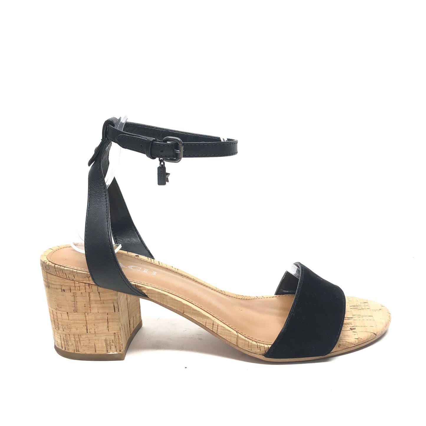 Shoes Heels Block By Coach In Black, Size: 9.5