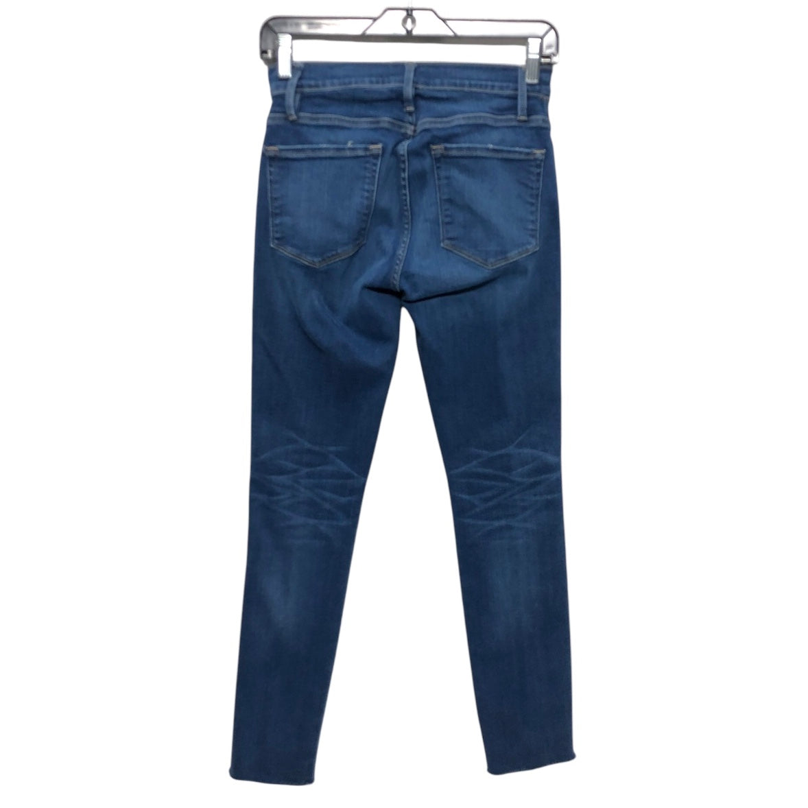Jeans Skinny By Frame In Blue Denim, Size:4