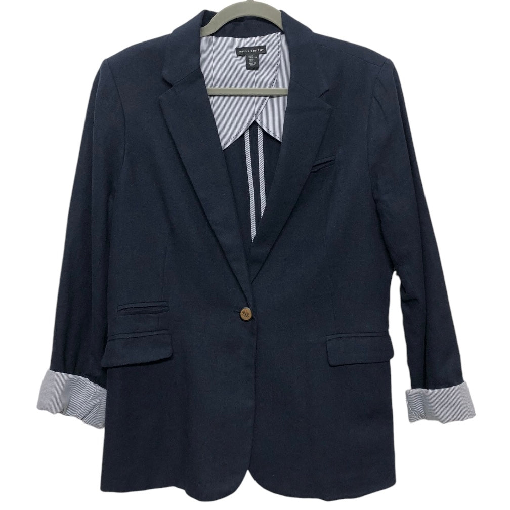 Blazer By Willi Smith In Navy, Size:Xl