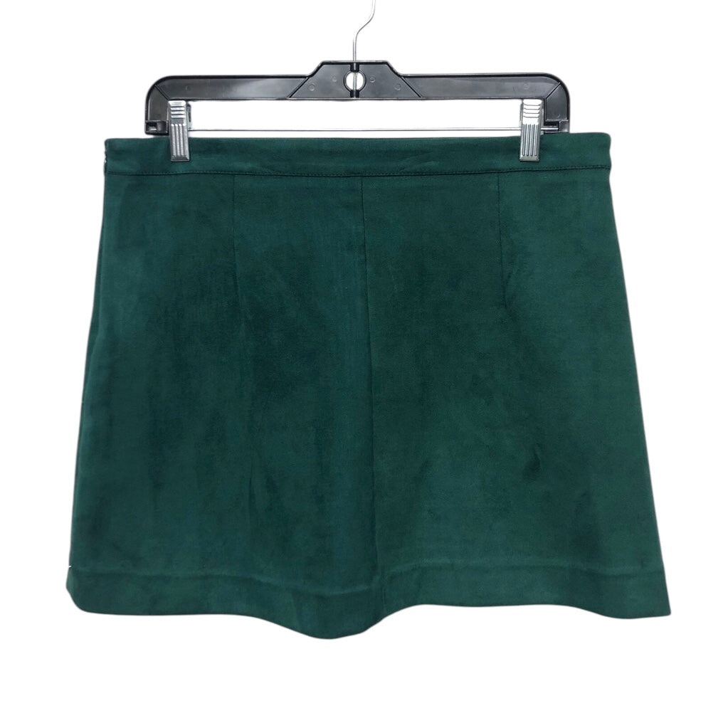 Skirt Mini & Short By Peach Love Cream California In Green, Size:L