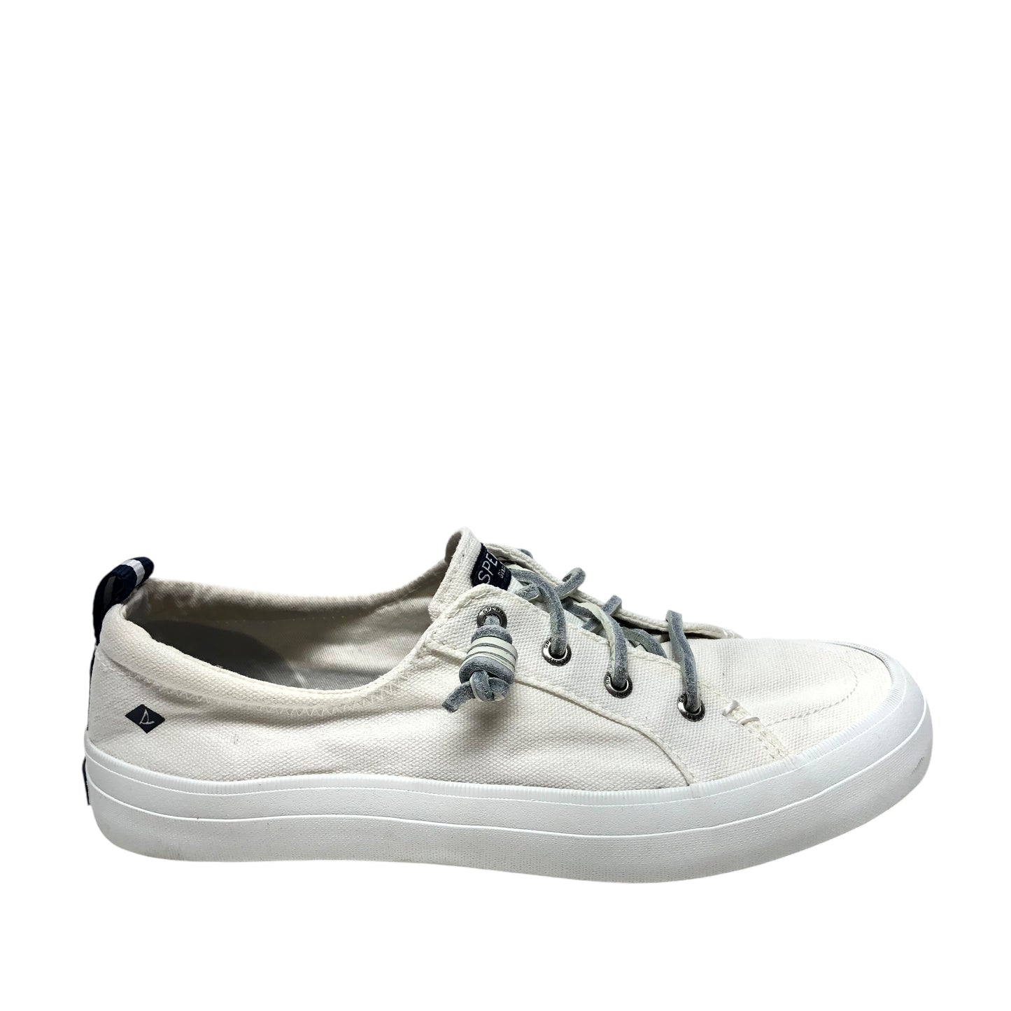 Shoes Flats By Sperry In White, Size:9