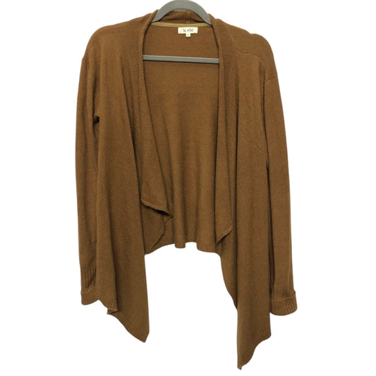 Sweater Cardigan By La Miel In Tan, Size:L