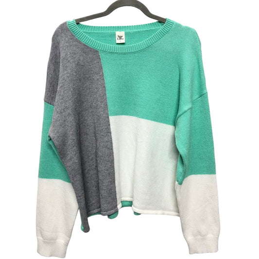 Sweater By Sew In Love In Green & Grey, Size:L