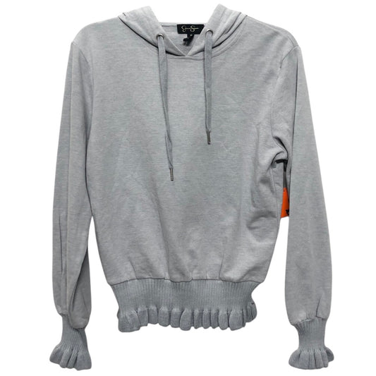 Sweatshirt Hoodie By Jessica Simpson In Grey, Size:M