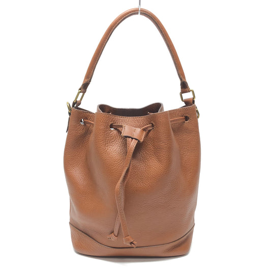 Handbag Leather By Madewell, Size: Medium
