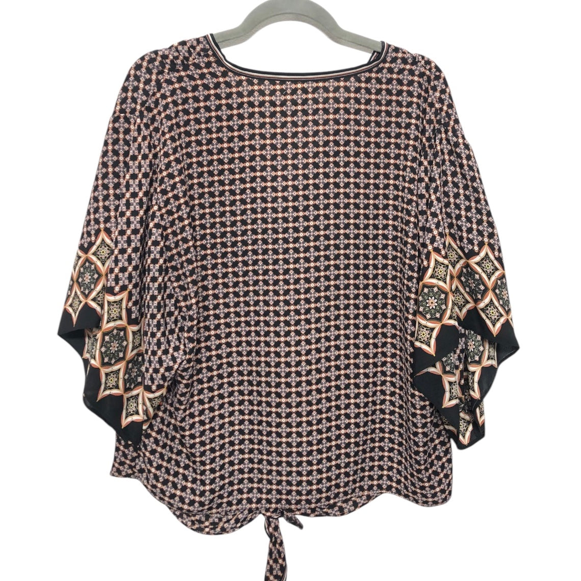 Top Ss By Max Studio In Black & Tan, Size:Xl