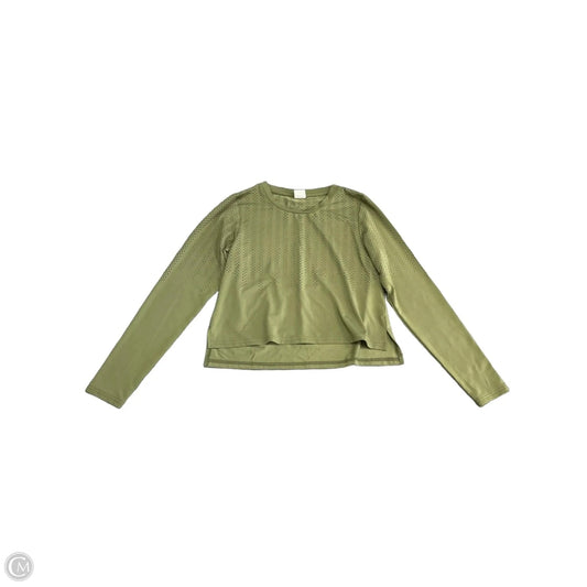Athletic Top Long Sleeve Crewneck By Zyia In Green, Size: S