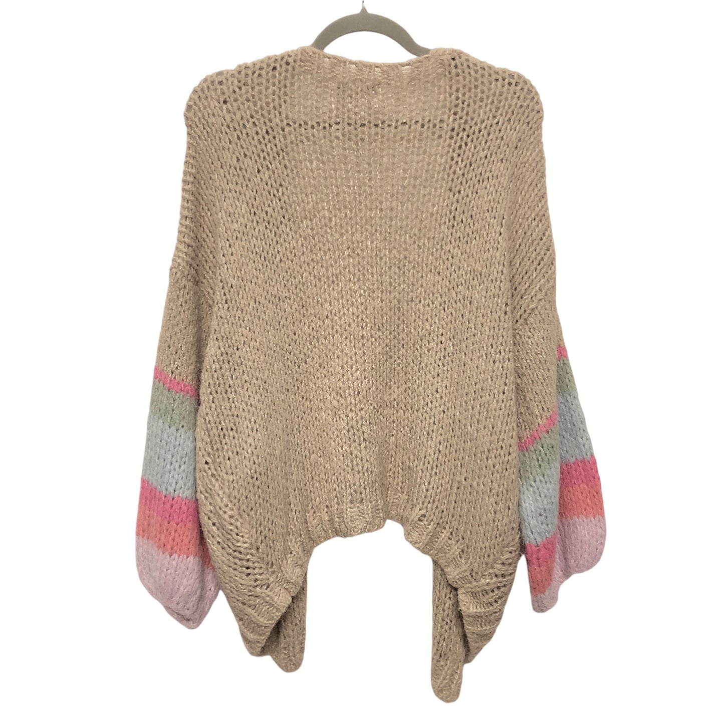 SWEATER CARDIGAN by   CMC In BEIGE, Size: M