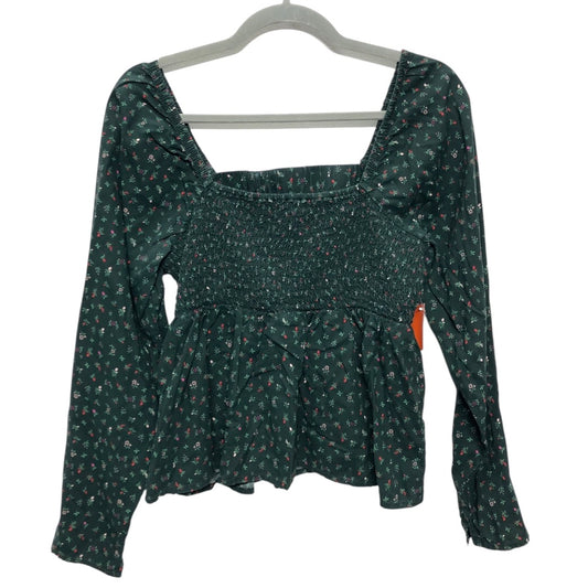 Blouse Ls By Old Navy In Green, Size:M