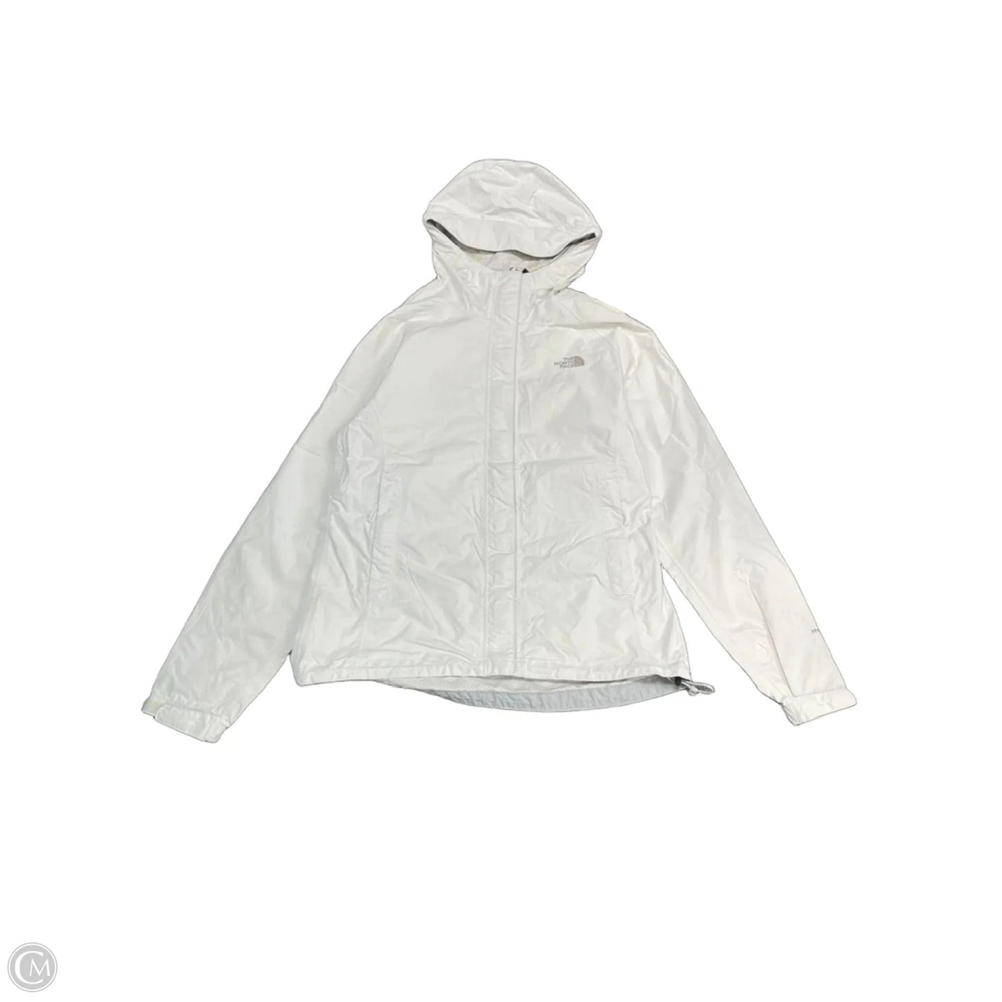 Athletic Jacket By The North Face In White, Size: S
