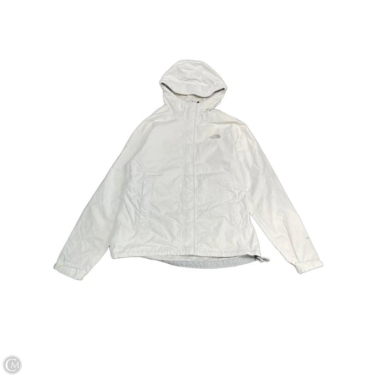 Athletic Jacket By The North Face In White, Size: S