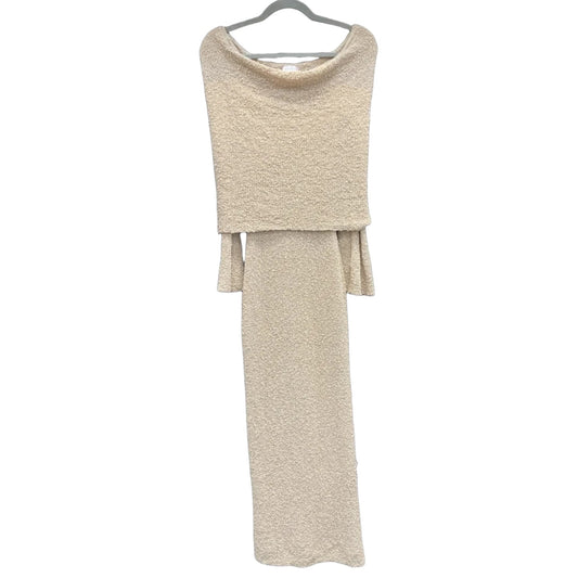 Dress Casual Maxi By Meshki In Beige, Size: S