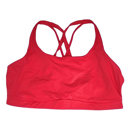 Athletic Bra By Lululemon In Red, Size: Xl