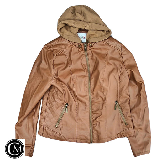 Jacket Other By Clothes Mentor In Brown, Size: L