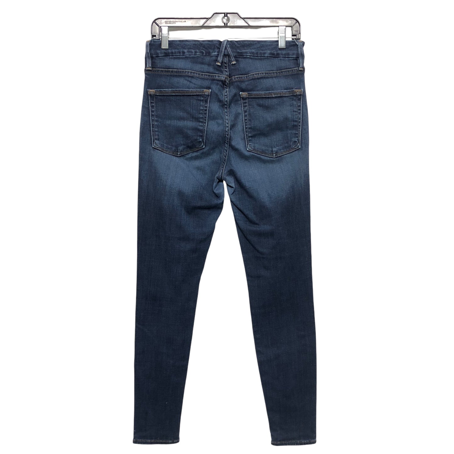 Jeans Skinny By Good American In Blue Denim, Size:6