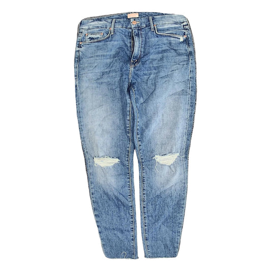 Jeans Designer By Mother In Blue Denim, Size: 12