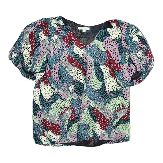 Blouse Ss By Jade In Animal Print, Size: S