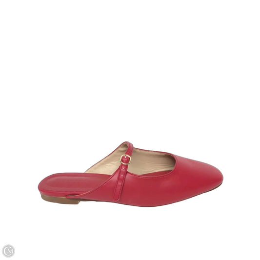 Shoes Flats By Banana Republic In Red, Size: 6
