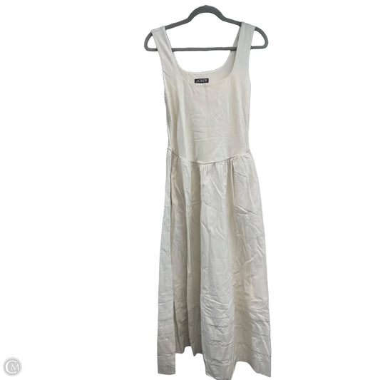 Dress Casual Midi By J. Crew In Cream, Size: S