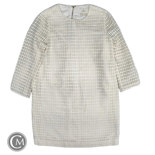 Dress Designer By Kate Spade In Cream & White, Size: 10