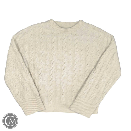 Sweater By Divided In Cream, Size: Xs
