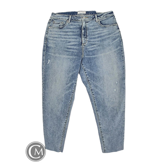 Jeans Skinny By Loft In Blue Denim, Size: 14