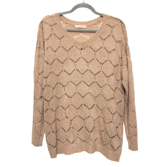 Top Ls By Ces Femme In Beige, Size:S