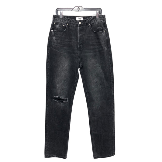 JEANS STRAIGHT by   CMC In BLACK DENIM, Size: 10
