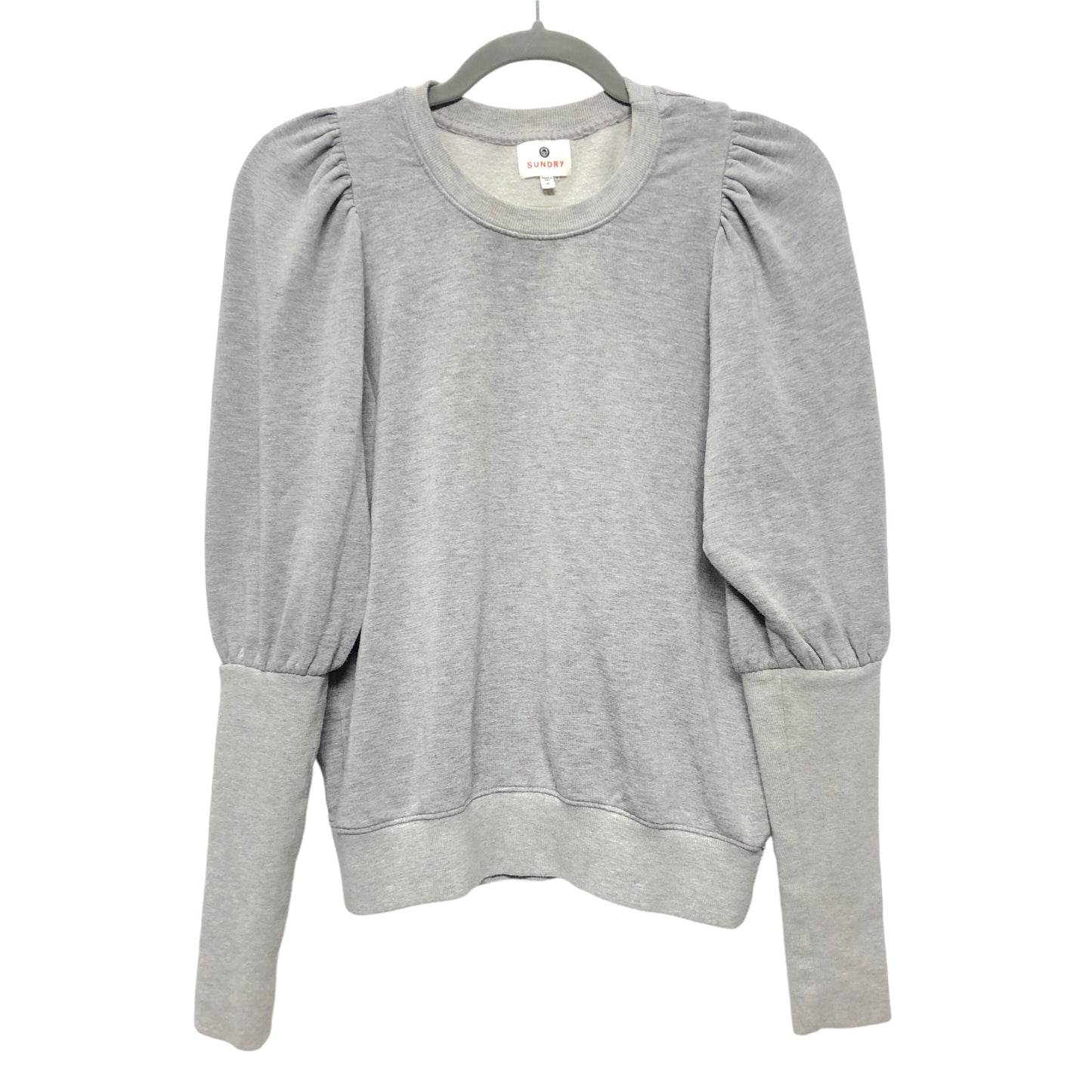 Sweatshirt Crewneck By Sundry In Grey, Size:Xs