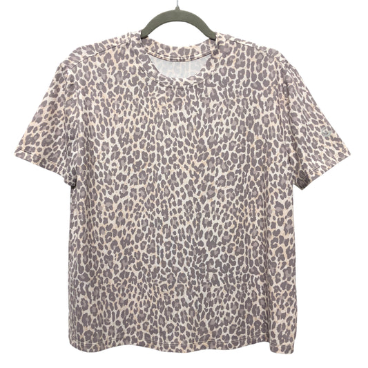 Athletic Top Ss By Cmb In Leopard Print, Size:Xs