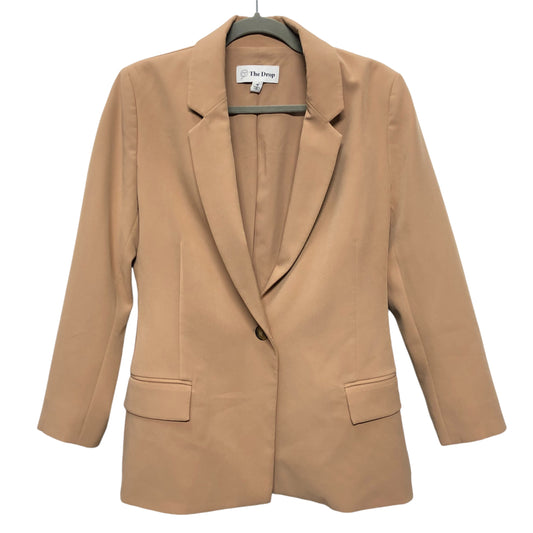 Blazer By Clothes Mentor In Tan, Size:M