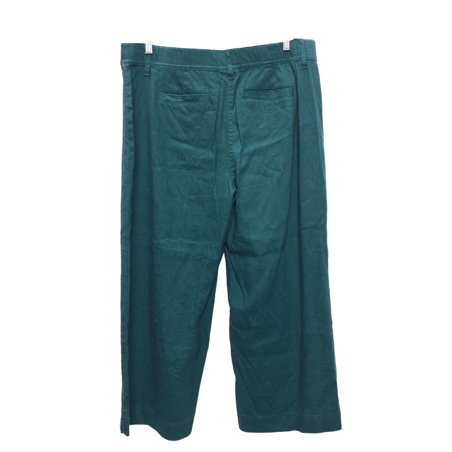 Pants Cropped By J. Jill In Teal, Size:Mp