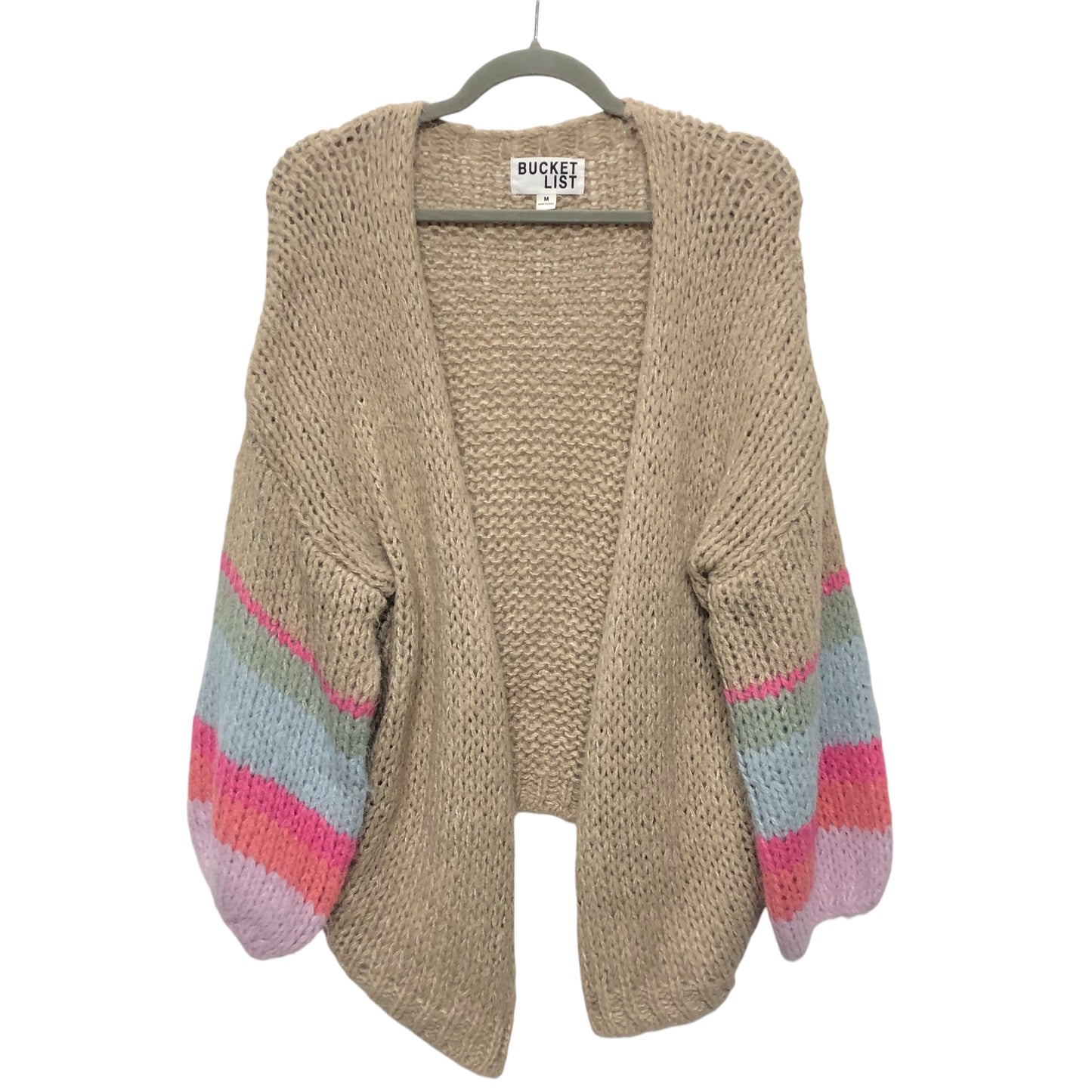 SWEATER CARDIGAN by   CMC In BEIGE, Size: M