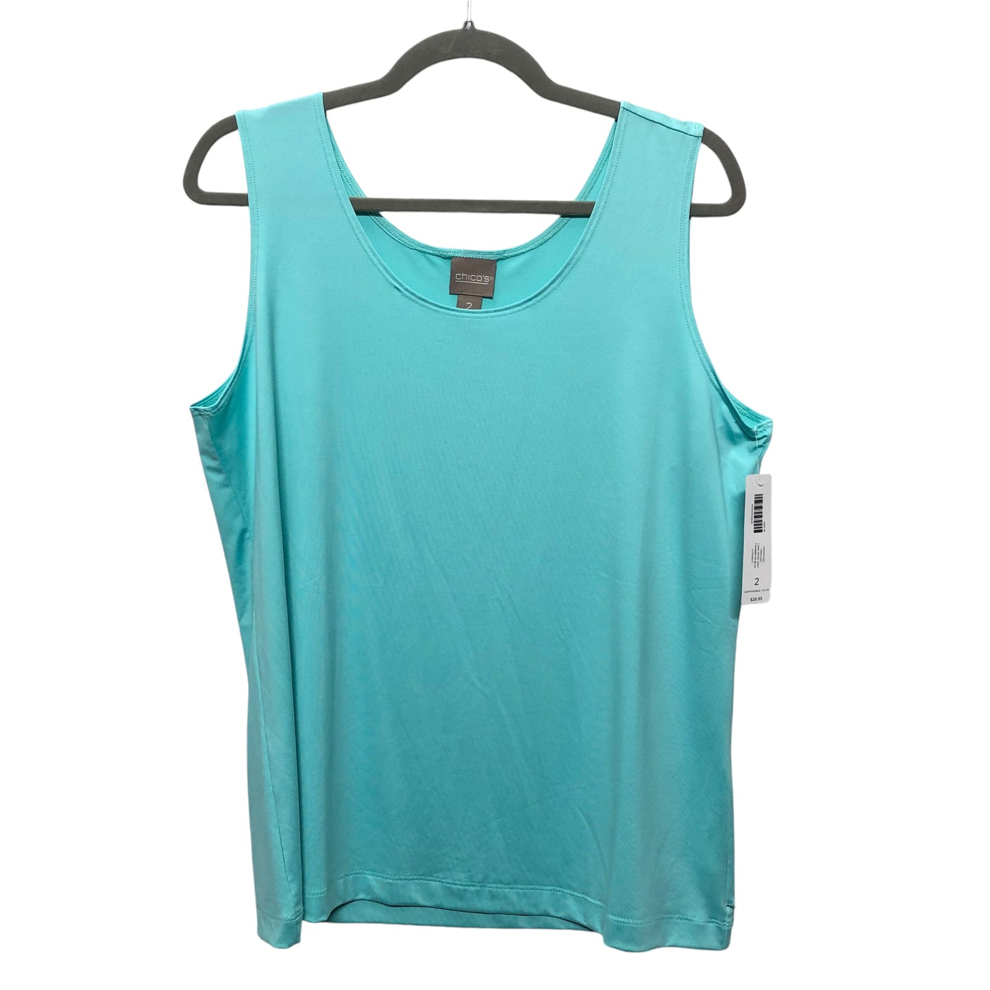 Tank Top By Chicos In Aqua, Size:L