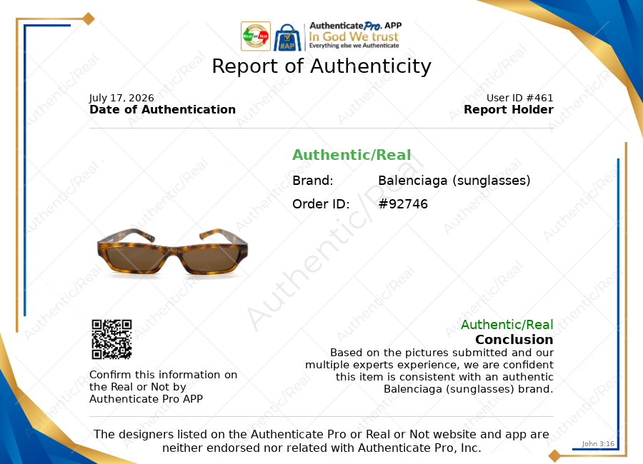 Sunglasses Luxury Designer By Balenciaga, Size: