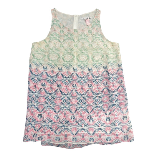 Top Sleeveless By Cabi In Multi-colored, Size: M