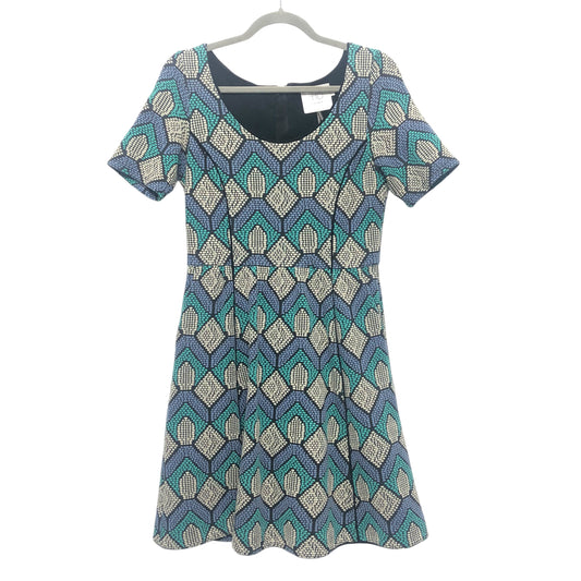 Dress Casual Short By Hd In Paris In Blue & Green, Size:S