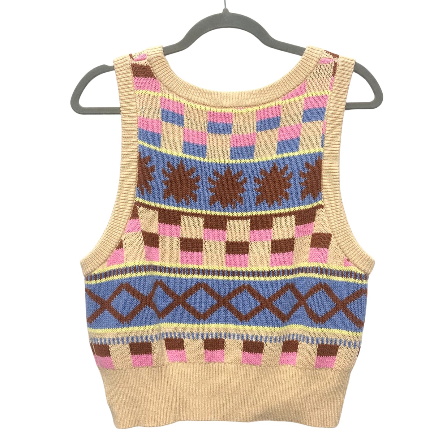 Vest Sweater By La Hearts In Multi, Size:L