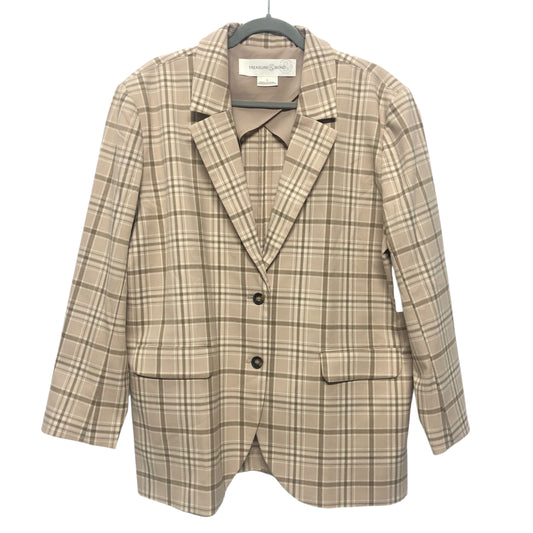 Blazer By Treasure And Bond In Tan, Size:L