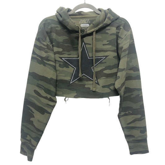 Athletic Sweatshirt Hoodie By Clothes Mentor In Camouflage Print, Size:S