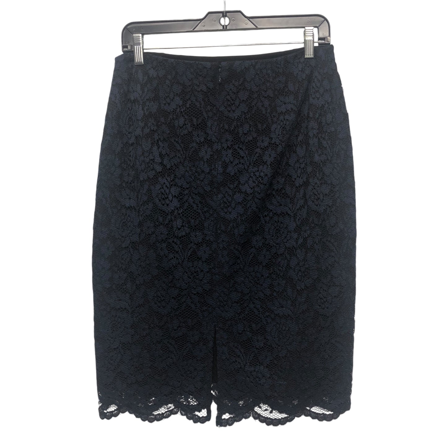 Skirt Midi By Vince Camuto In Black & Blue, Size:4