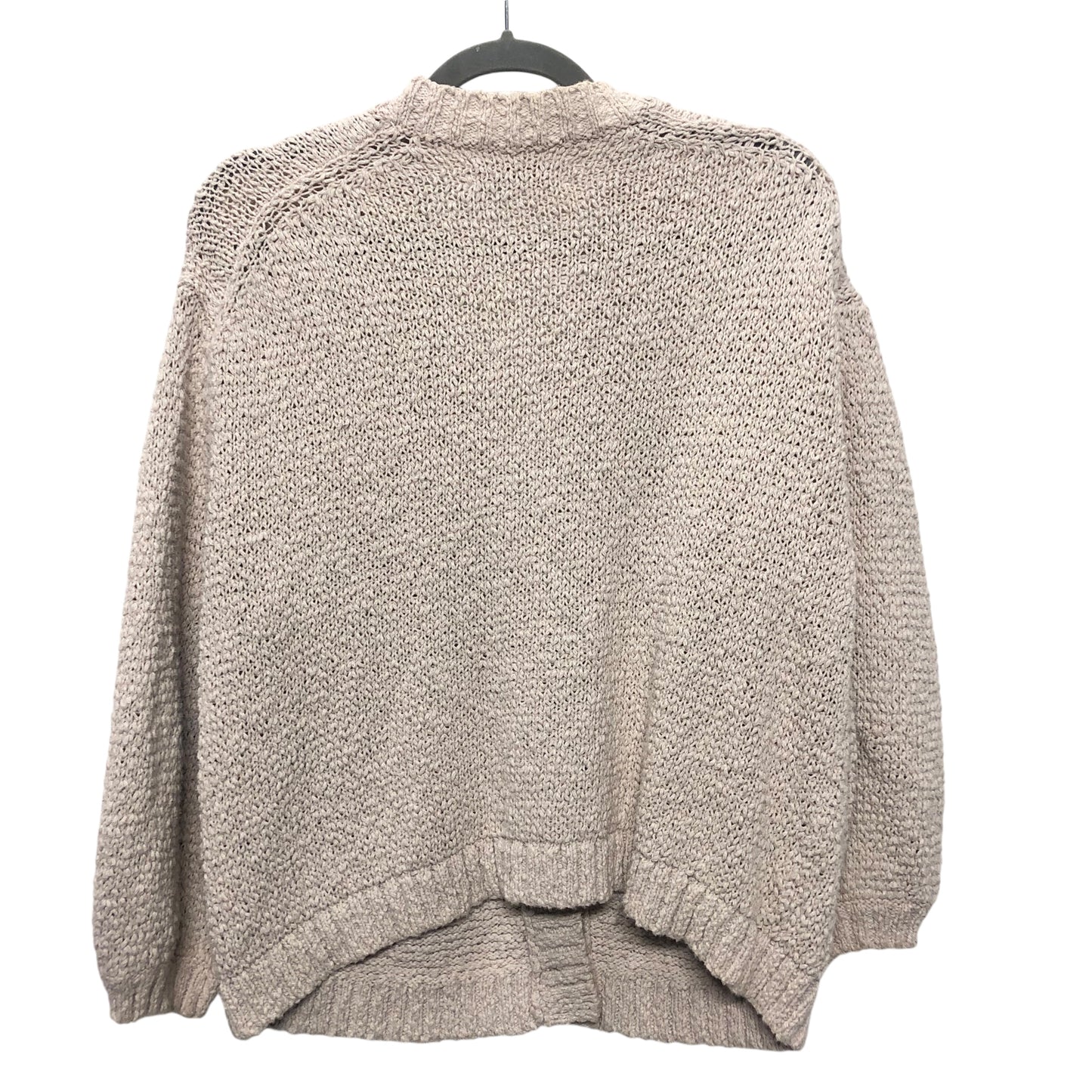 Sweater Cardigan By Loft In Beige, Size:L