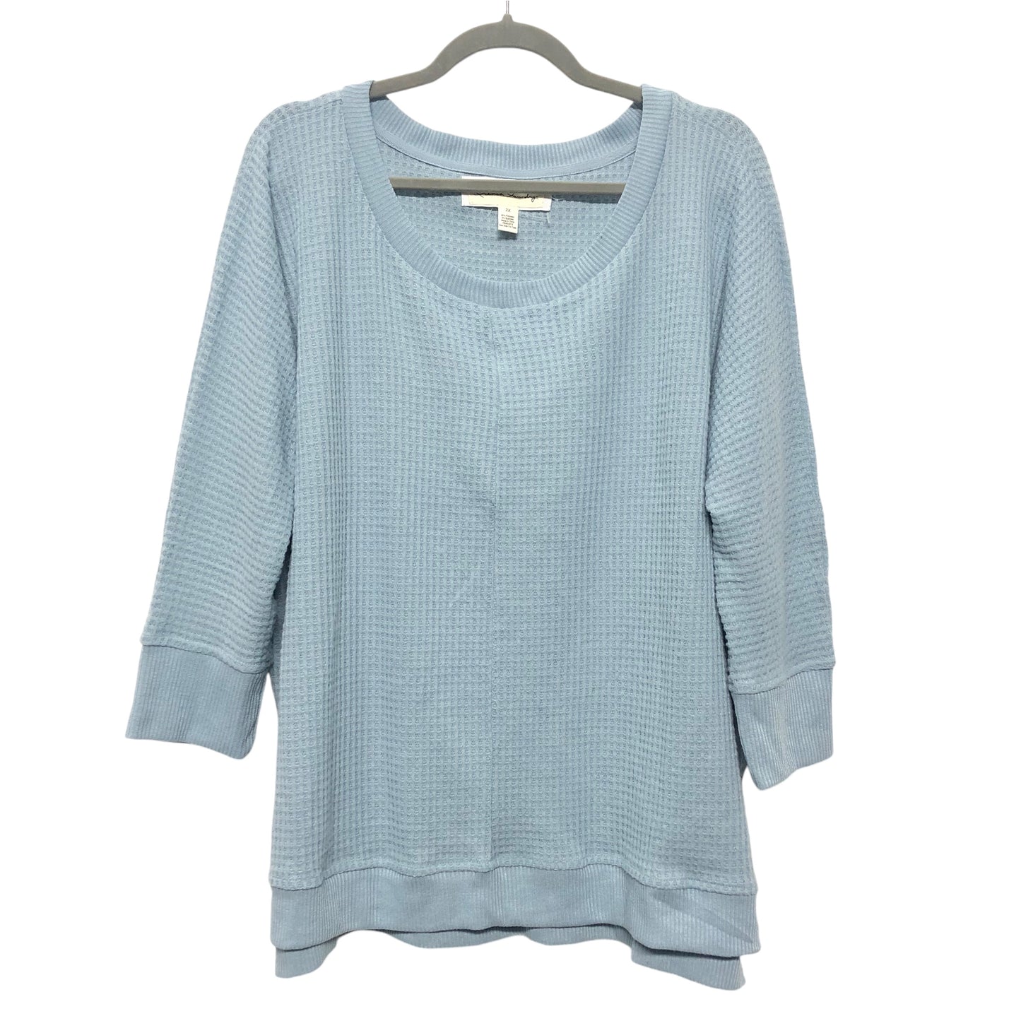 Top Ls By French Laundry In Blue, Size:2X