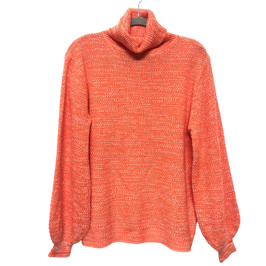 Sweater By Zenana Outfitters In Orange, Size:S