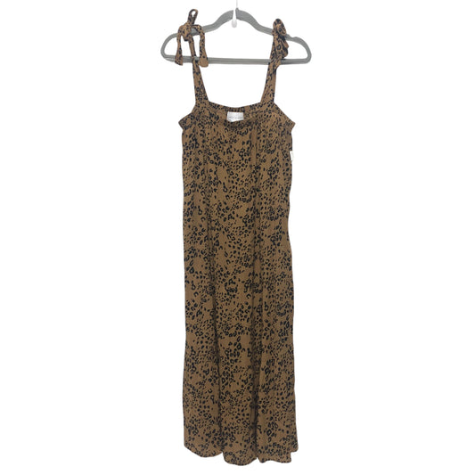 Dress Casual Midi By Clothes Mentor In Animal Print, Size:L