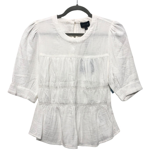 Blouse Ss By Joes Jeans In White, Size:M