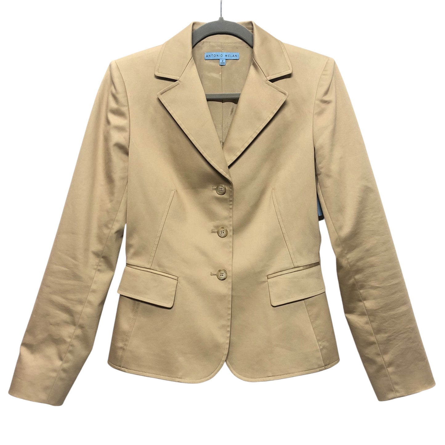 Blazer By Antonio Melani In Tan, Size:2