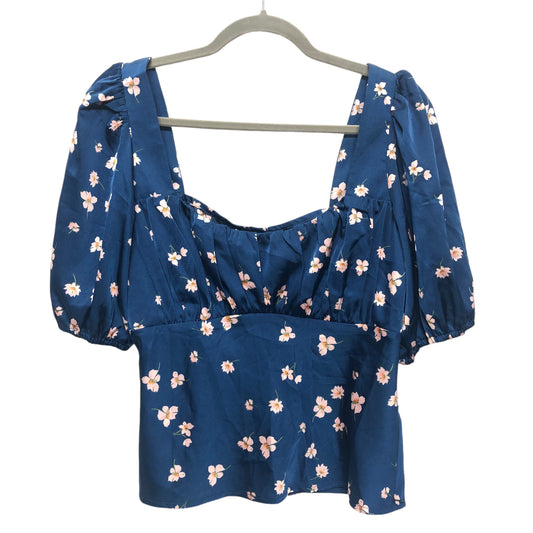 Blouse Ss By Wayf In Blue, Size:M