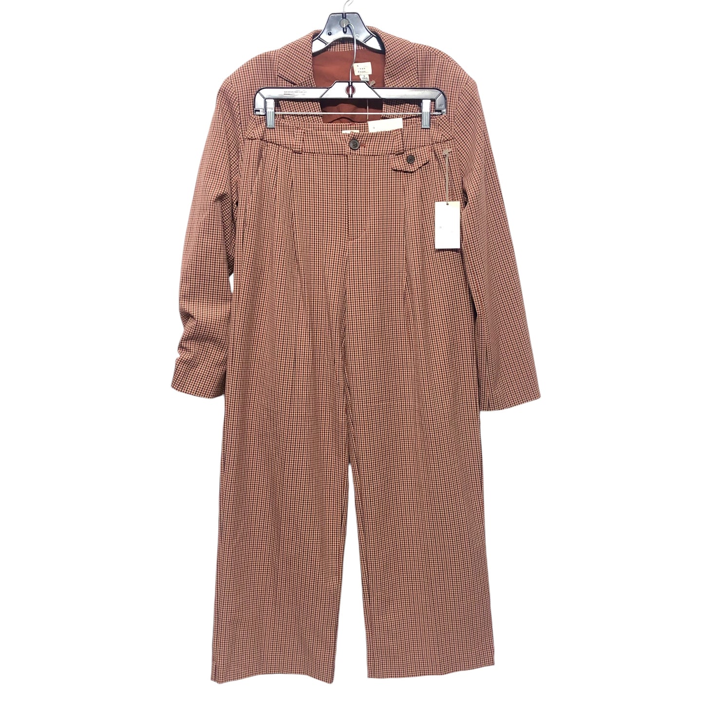 Pants Suit 2Pc By A New Day In Brown, Size:S