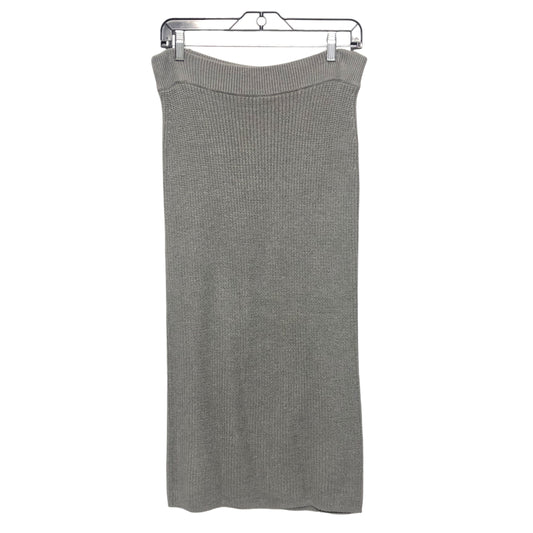 Skirt Midi By Express In Grey, Size:L